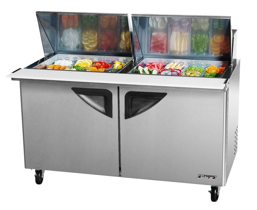 Turbo Air TST-60SD-24-N, 60" Mega Top Unit Super Deluxe Series with (2) Doors