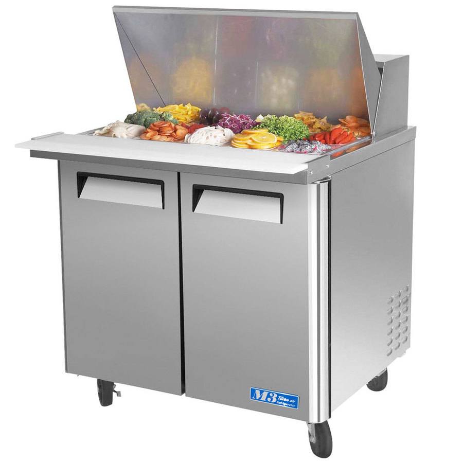 Turbo Air MST-36-15-N6, 36" Mega Top Unit M3 Series with (2) Doors