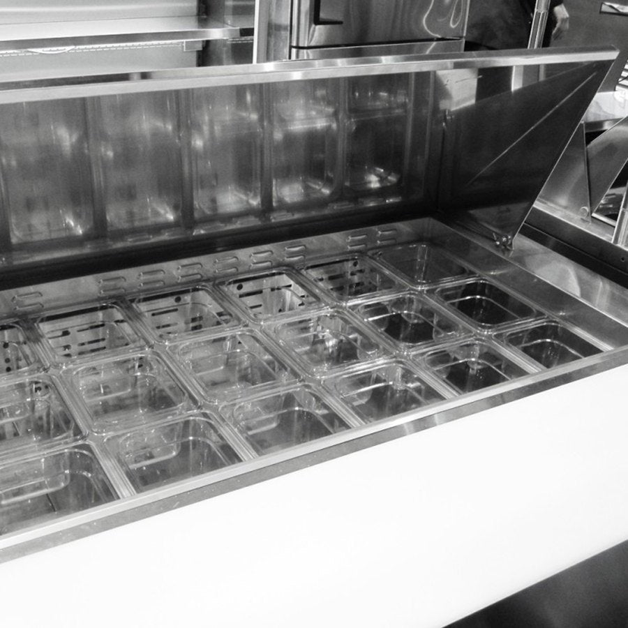 Turbo Air MST-48-18-N, 48" Mega Top Unit M3 Series with (2) Doors