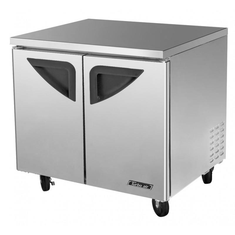 Turbo Air TUF-36SD-N, 36" Undercounter Freezer Super Deluxe Series with (2) Doors