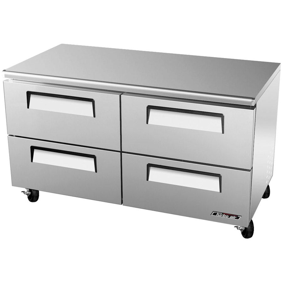 Turbo Air TUR-60SD-D4-N, 60" Undercounter Refrigerator Super Deluxe Series with (4) Drawers