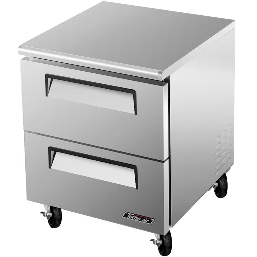 Turbo Air TUR-28SD-D2-N, 28" Undercounter Refrigerator Super Deluxe Series with (2) Drawers