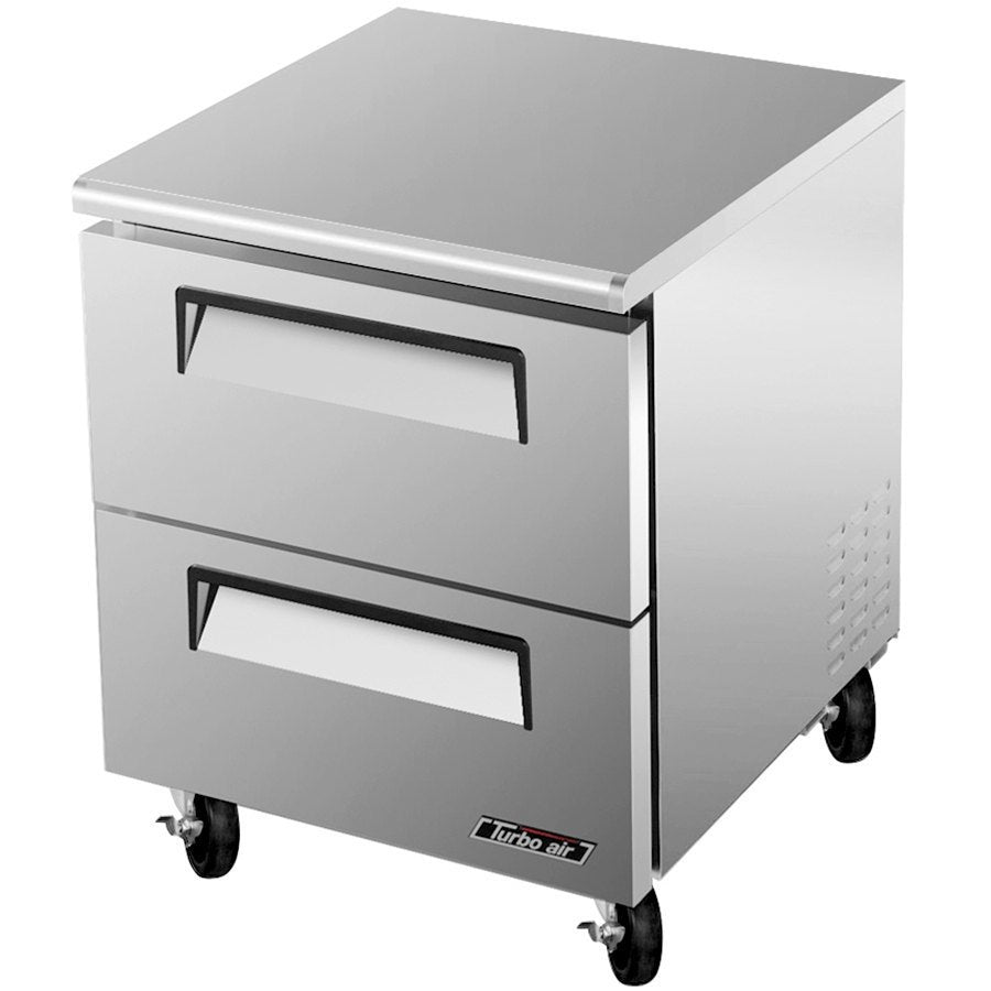 Turbo Air TUF-28SD-D2-N, 27" Undercounter Freezer Super Deluxe Series with (2) Drawers
