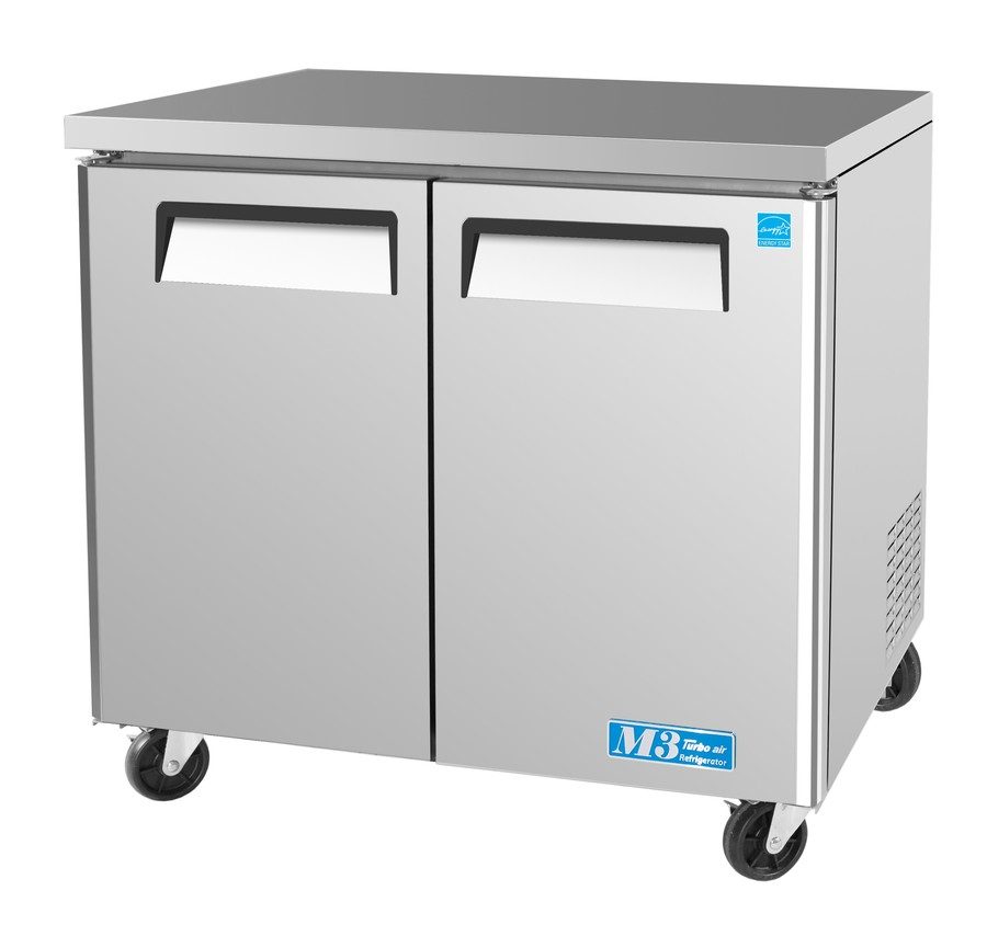 Turbo Air MUR-36-N6, 36" Undercounter Refrigerator M3 Series with (2) Doors