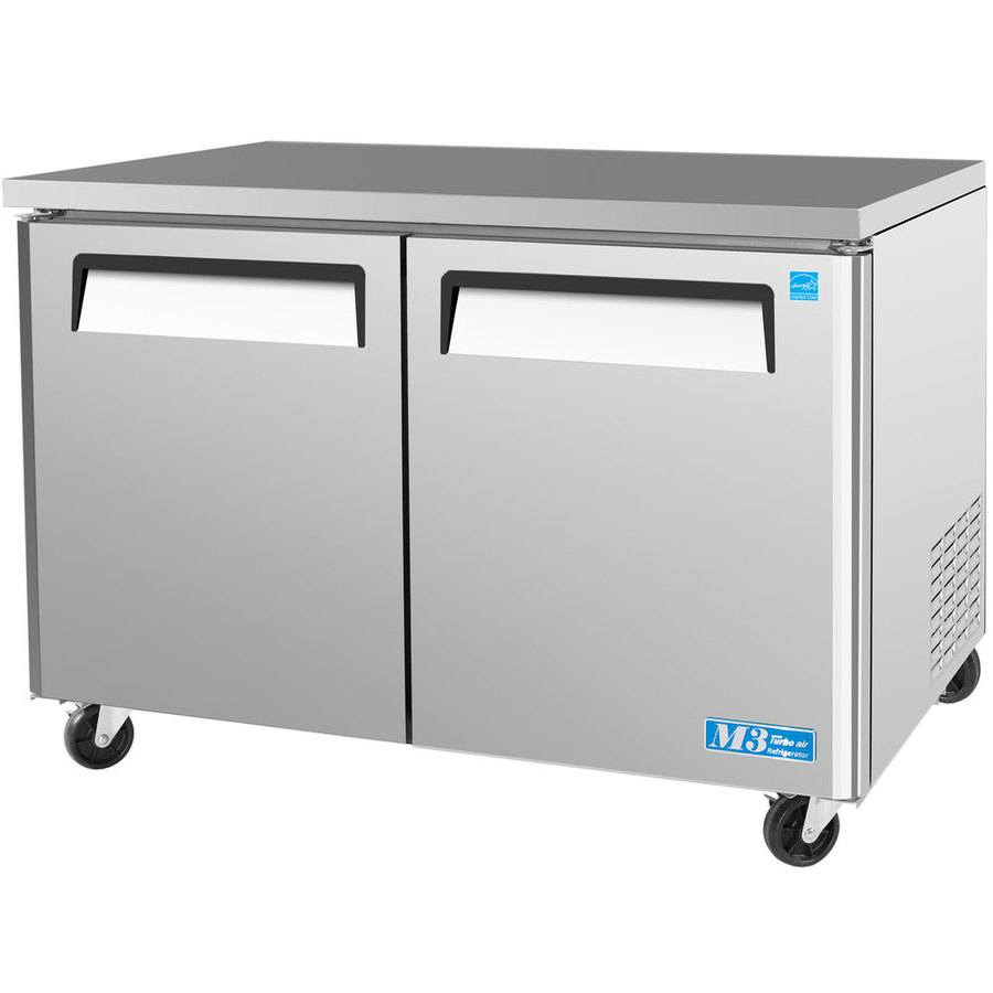 Turbo Air MUF-48-N, 48" Undercounter Freezer M3 Series with (2) Doors