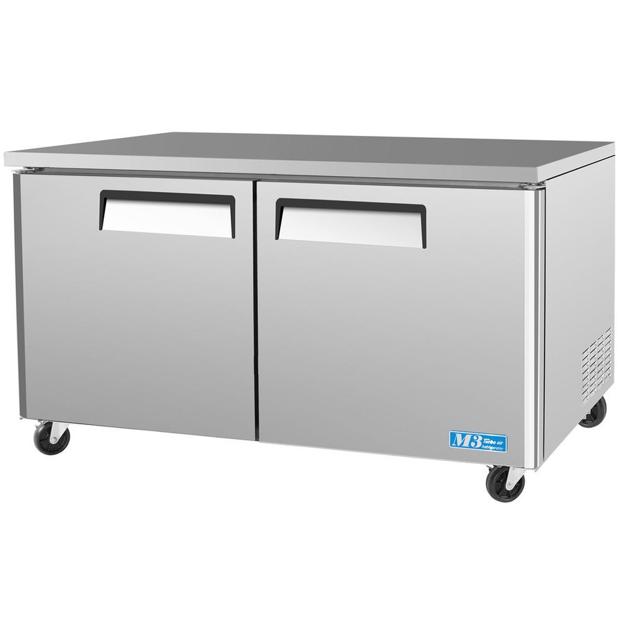 Turbo Air MUF-60-N, 60" Undercounter Freezer M3 Series with (2) Doors