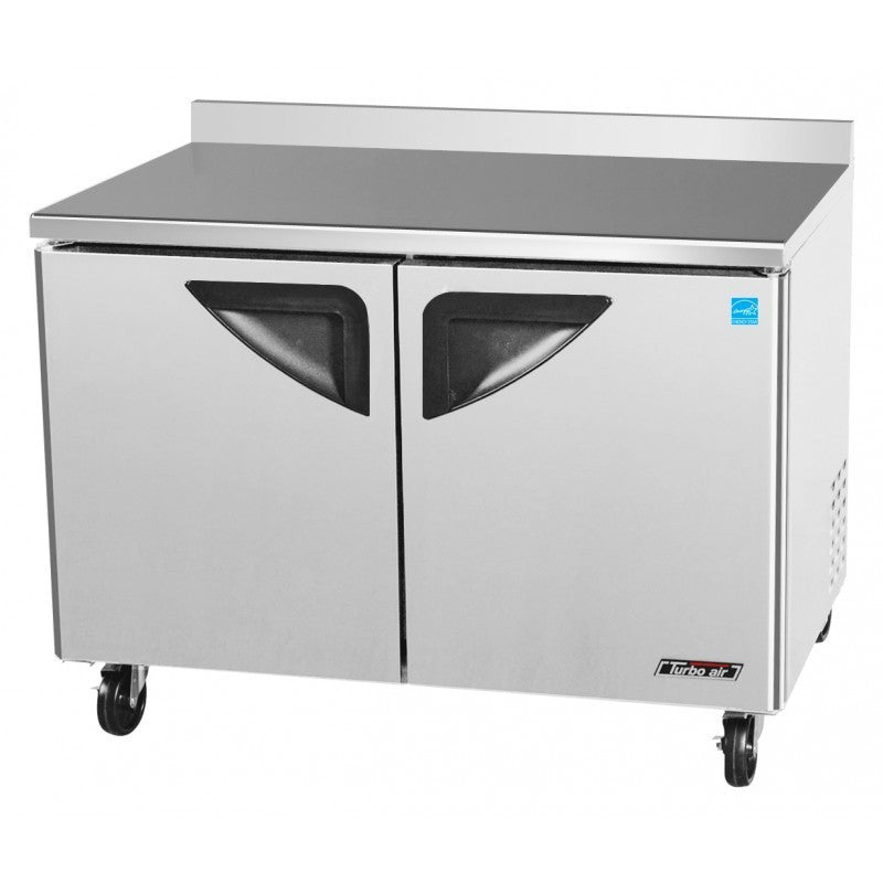 Turbo Air TWR-48SD-N, 48" Worktop Refrigerator Super Deluxe Series with (2) Doors