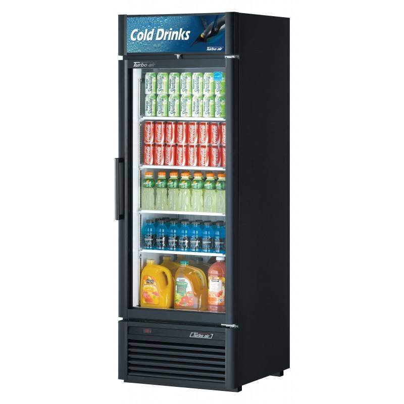 Turbo Air TGM-23SD-N6, 27" 1 Swing Glass Door Merchandiser Refrigerator, Super Deluxe Series
