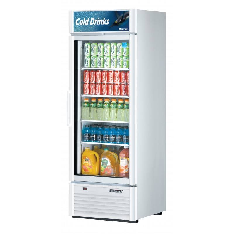Turbo Air TGM-23SD-N6, 27" 1 Swing Glass Door Merchandiser Refrigerator, Super Deluxe Series