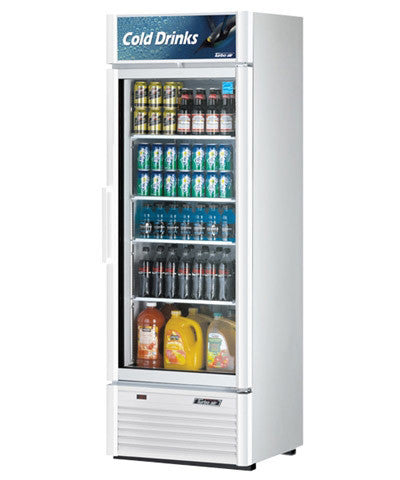 Turbo Air TGM-20SD-N6, 27" 1 Swing Glass Door Merchandiser Refrigerator, Super Deluxe Series