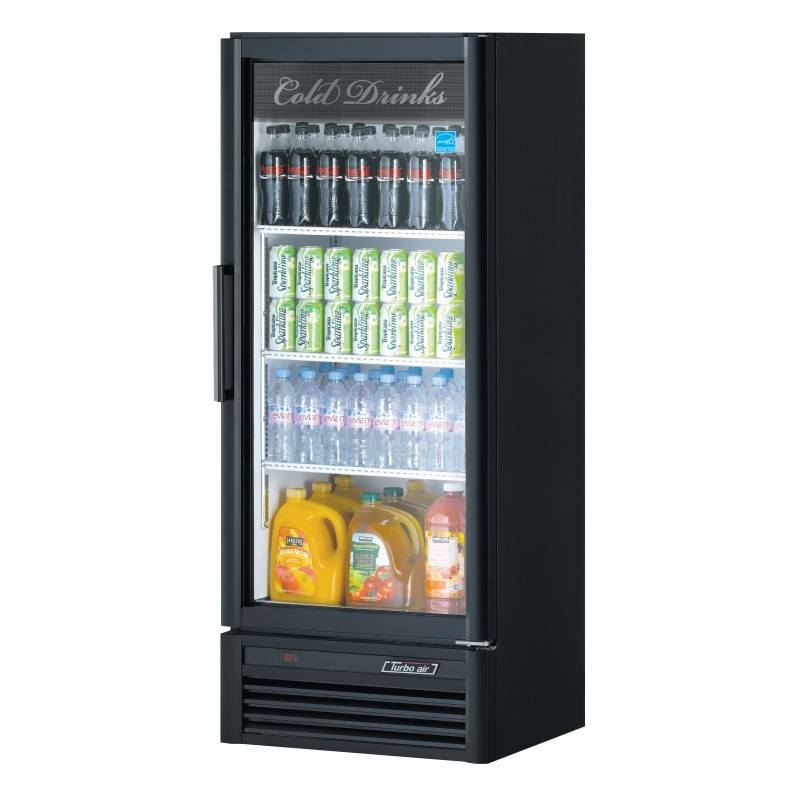 Turbo Air TGM-12SD-N6, 25" 1 Swing Glass Door Merchandiser Refrigerator, Super Deluxe Series