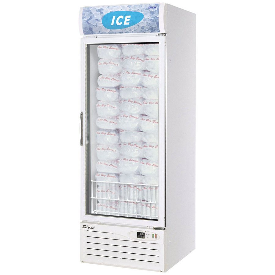 Turbo Air TGIM-23W-N, 27" Glass Door Ice Merchandiser with (1) Door