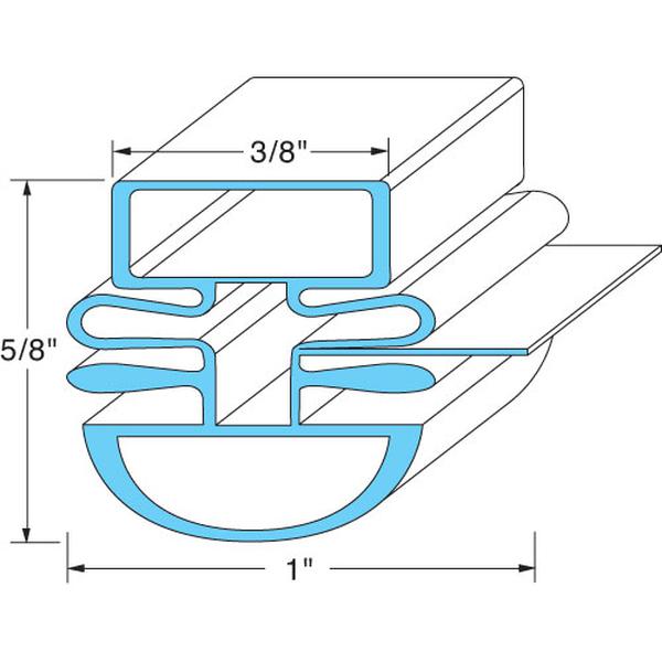 Master-Bilt 02-70993, Door Gasket, #30223M0200