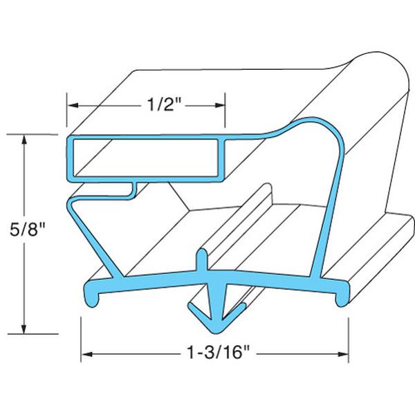 Traulsen 341-60005-01, Drawer Gasket, Undercounter
