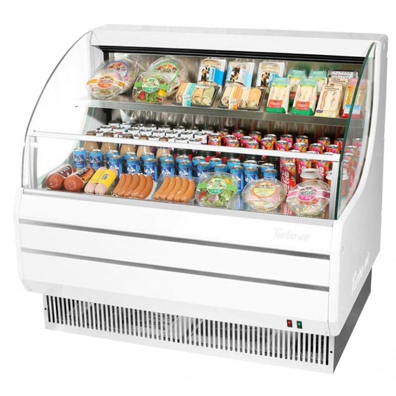 Turbo Air TOM-50LS-N, 51" Horizontal Open Display Case Merchandiser, Low Profile