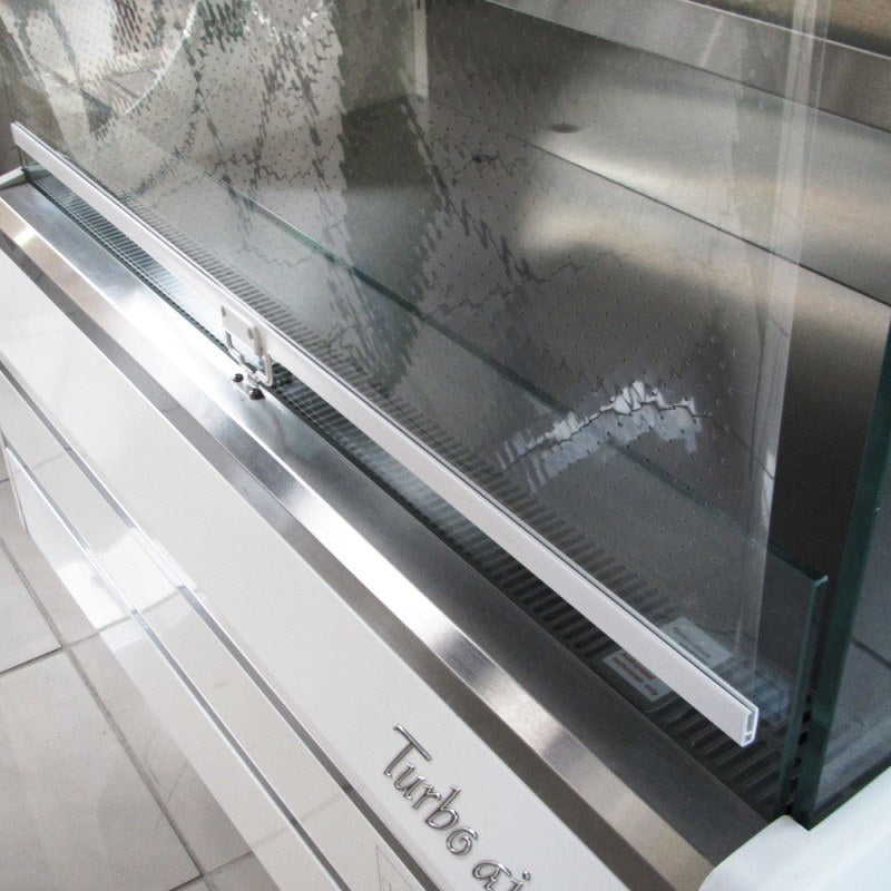 Turbo Air TOM-40B-SP(-A)-N, 39" Full Heights Glass / Solid Side Panel