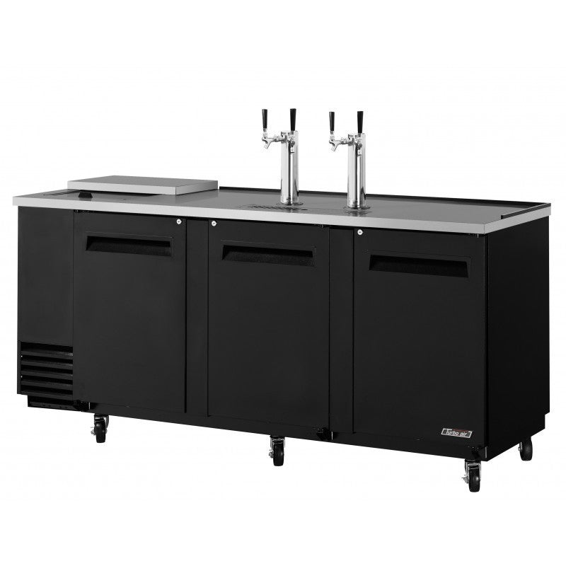 Turbo Air TCB-4SBD-N, 90 3/8" Club Top Beer Dispensers - Super Deluxe Series