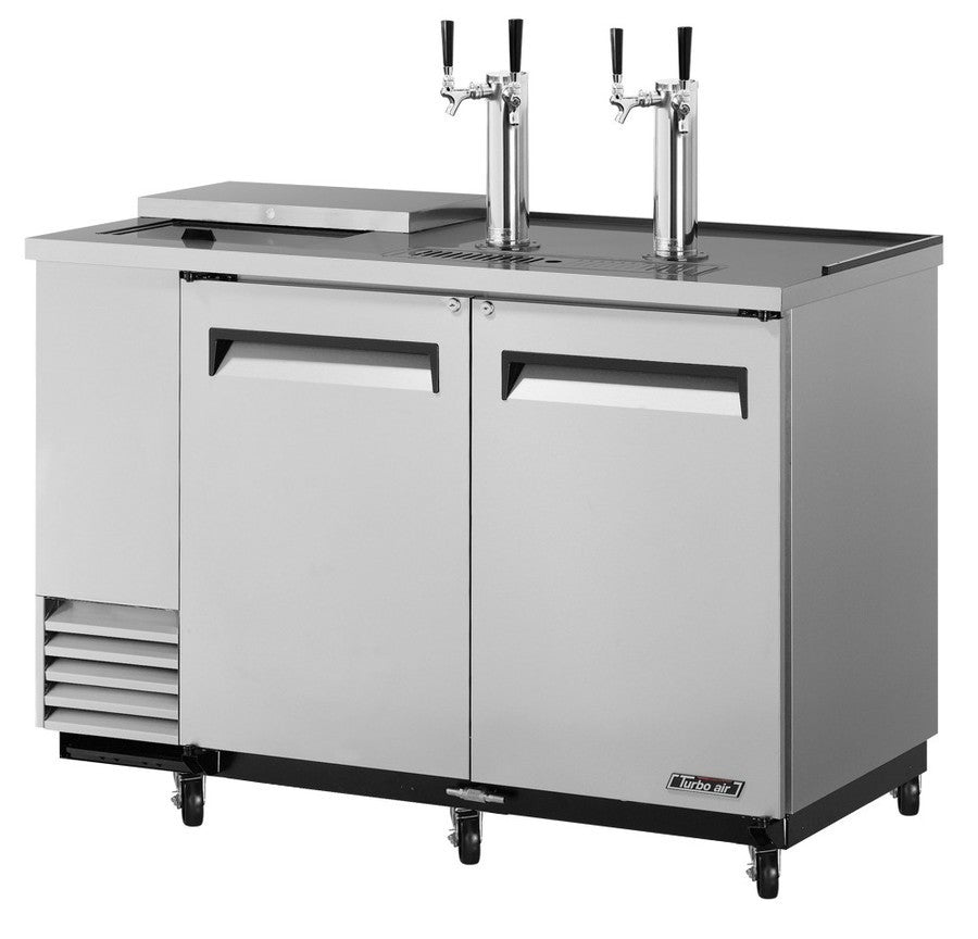 Turbo Air TCB-2SDD-N6, 58 7/8" Club Top Beer Dispenser - Super Deluxe Series