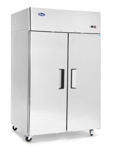 Atosa MBF8002GR, 51" Double Solid Swing Door Reach-In Freezer