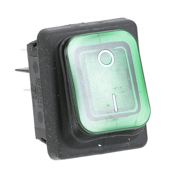 Prince Castle 197-006, Lighted Rocker Switch, Green