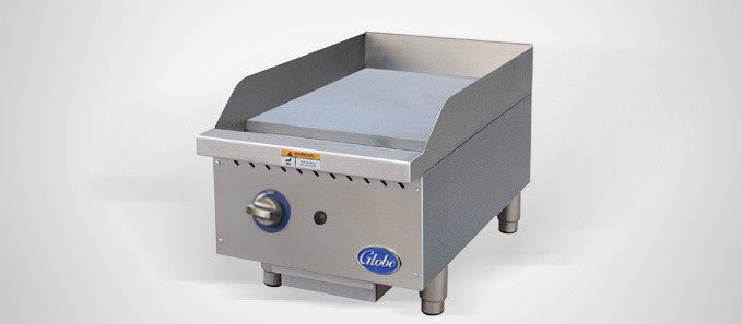 Globe GG15G, 15" Manual Control Gas Griddle