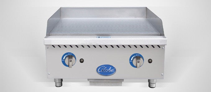 Globe GG24G, 24" Manual Control Gas Griddle