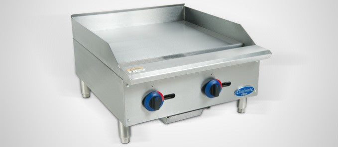 Globe C24GG, 24" Manual Control Chefmate by Globe Gas Griddles