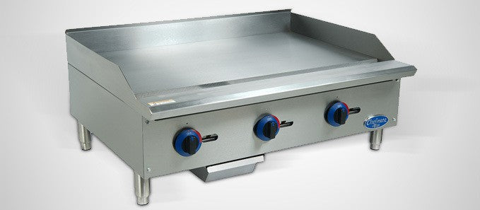 Globe C36GG, 36" Manual Control Chefmate by Globe Gas Griddle