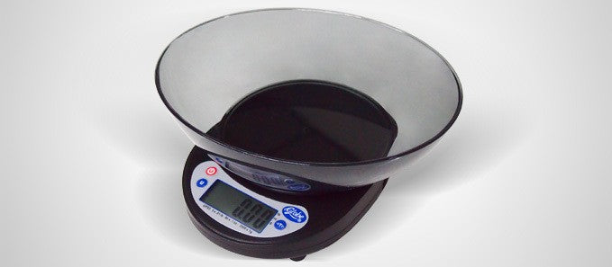 Globe GPS5, 5 lb Digital Portion Control Scale with Ingredient Bowl