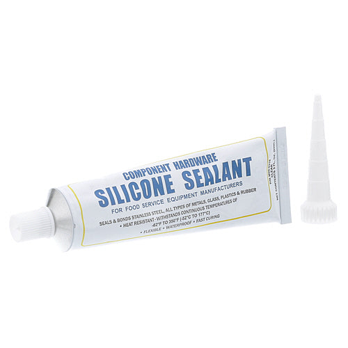 Mavrik 851094, Clear Food Grade Silicone Sealant, 3 oz, 350F