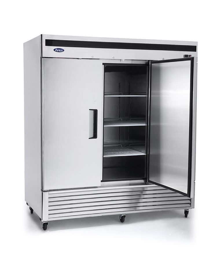 Atosa MBF8504GR, 81" Three Solid Swing Door Reach-In Freezer