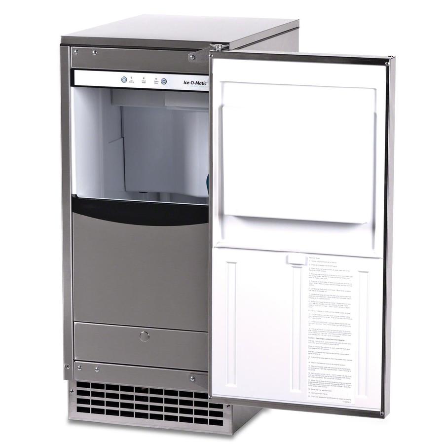 Ice-O-Matic GEMU090, 85 lbs Nugget Ice Maker 22 lbs Storage