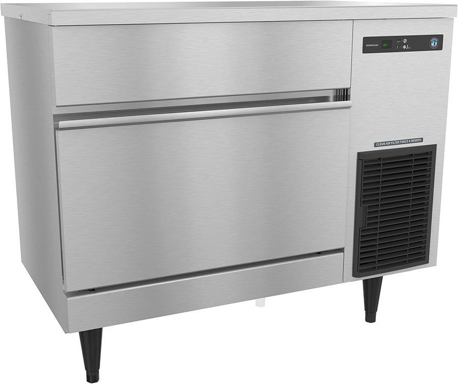 Hoshizaki IM-200BAC, 186 Lbs Ice/24Hr Square Cube Ice Machine w/ Built-In Bin, Water Cooled