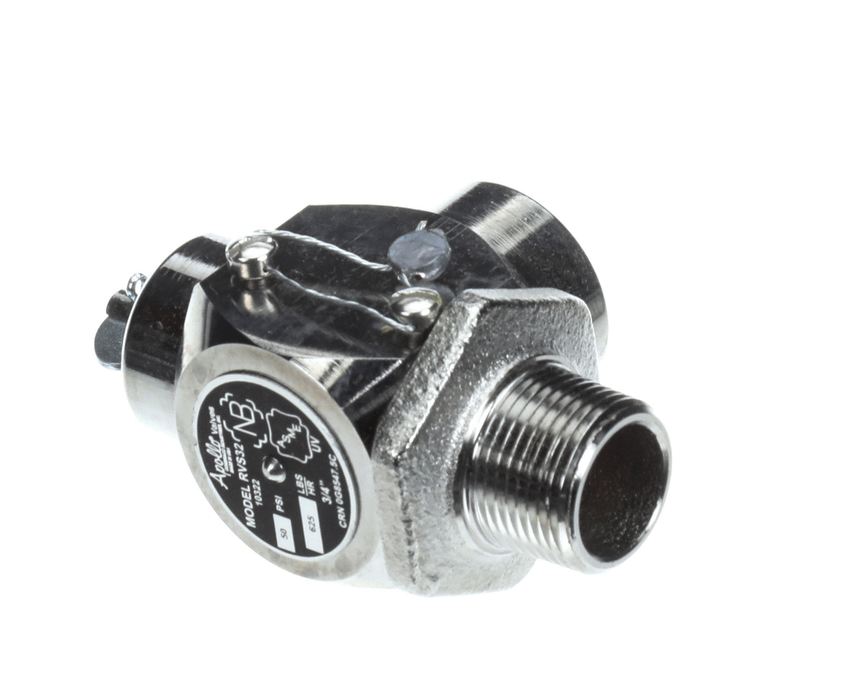 Crown Steam 3529-2, VALVE SAFETY RELIEF 50 PSI