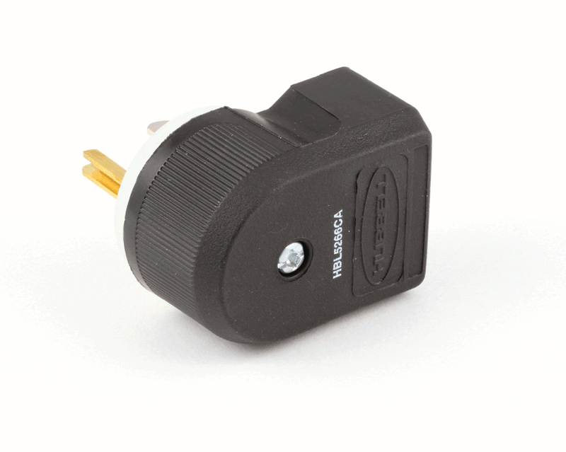 Hubbell 5266CA, Plug, Angled, 15A, 125V