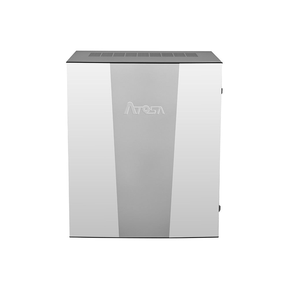 Atosa YRM1000A-261 30-3/4-inch air-cooled half-dice cube ice machine head, 1,000 lb per day, front view
