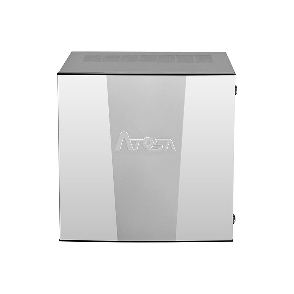 Atosa YRS0350A-161 22-3/4-inch air-cooled half-dice cube ice machine head, 350 lb per day, front view
