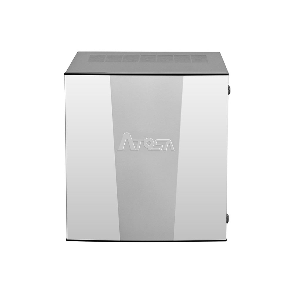 Atosa YRS0450A-161 22-3/4-inch air-cooled half-dice cube ice machine head, 450 lb per day, front view