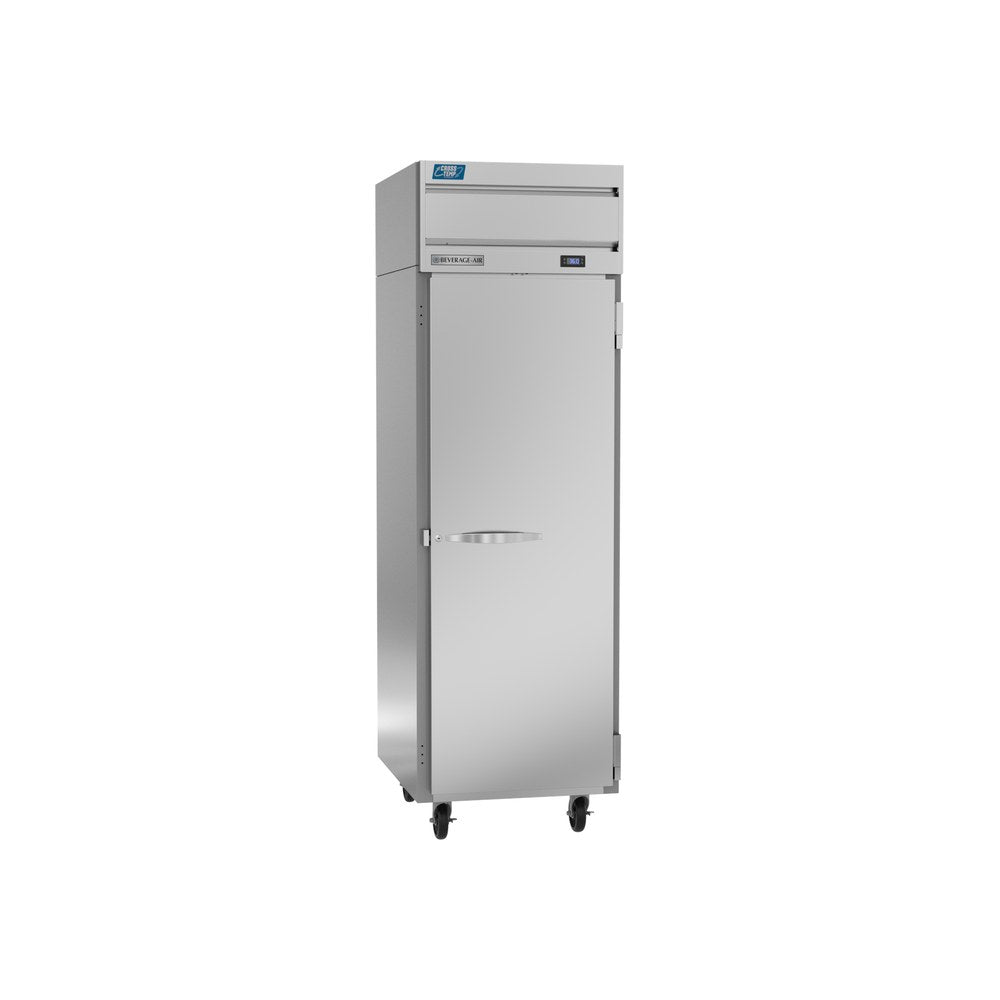 Beverage Air CT1HC-1S 26" one door convertible refrigerator/freezer, front view, door closed