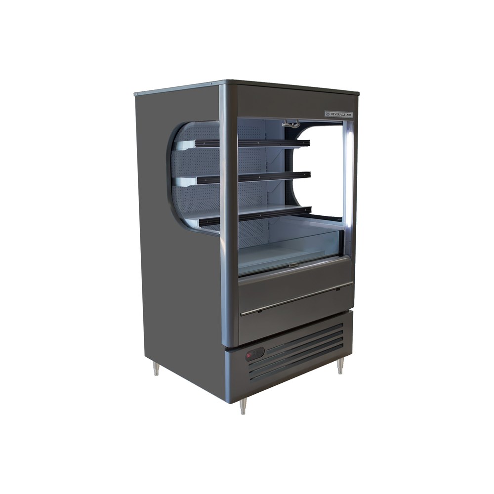 Beverage Air VMHC-7-1-G 35-7/16" open-air merchandiser, front view