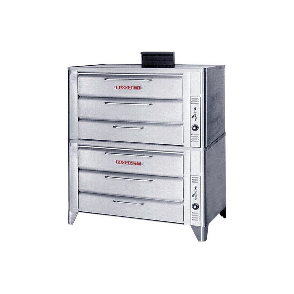 Blodgett 981 Double 60" gas four deck bakery oven