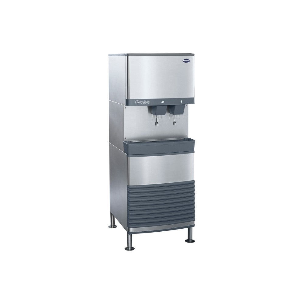 Follett 25FB414A-L Symphony Plus 25 series freestanding Chewblet ice and water dispenser, lever
