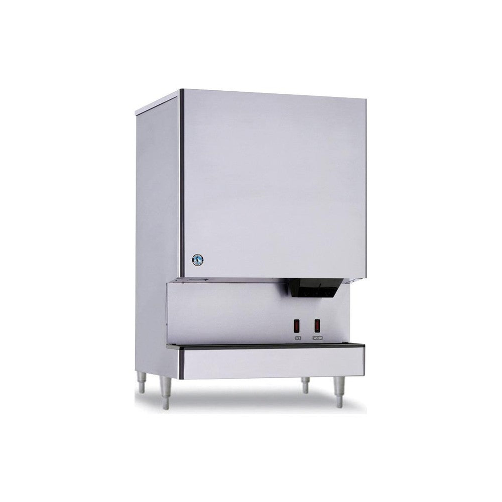 Hoshizaki DCM-751BWH-OS ice and water dispenser, angled side view