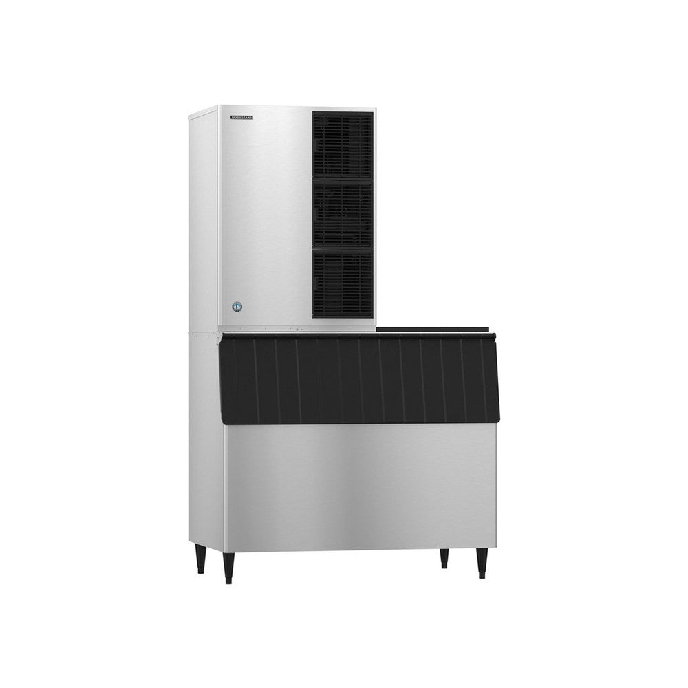 Hoshizaki KM-1340MAJ ice maker on storage bin