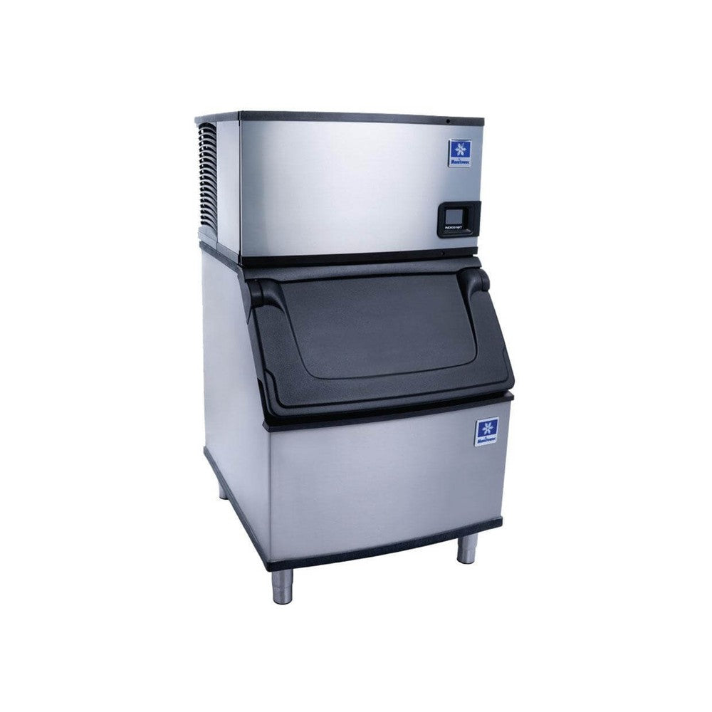 Manitowoc IDP0300A-261 ice maker on storage bin