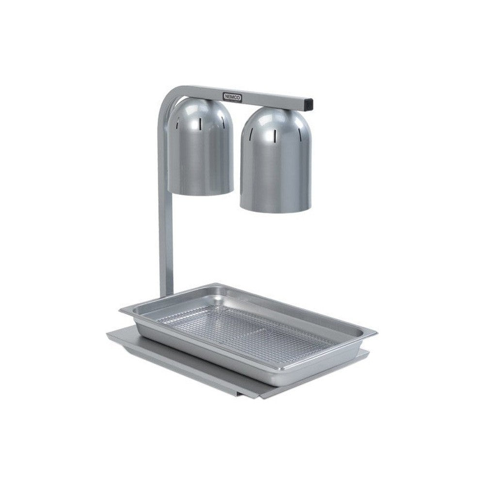 Nemco 6000A-2 dual bulb countertop heat lamp