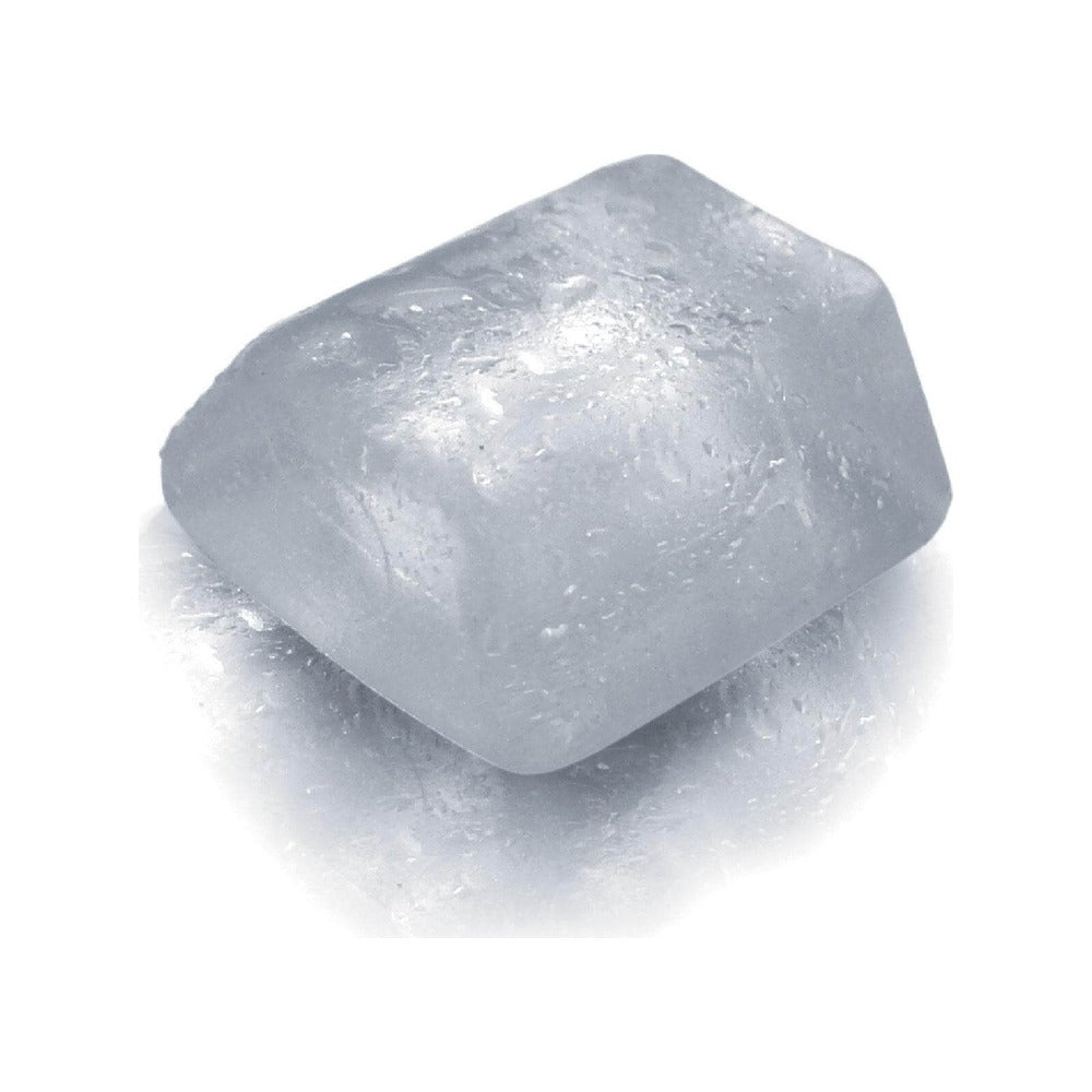 Scotsman NH1322AX-32 Prodigy Plus air-cooled nugget ice machine, close-up of the harder H2 nugget ice it makes