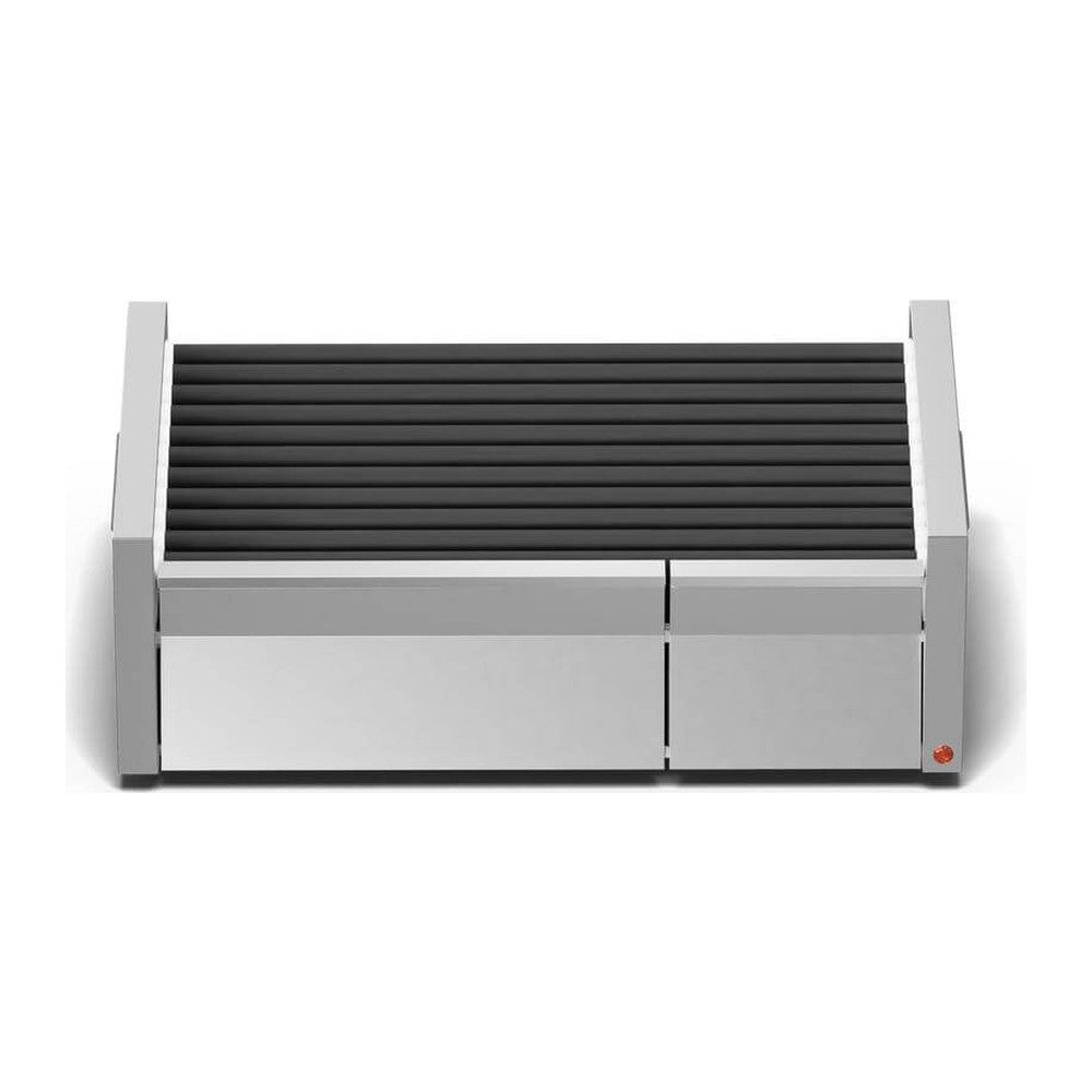 Star 45STBD hot dog roller grill with 16 StalTek rollers and bun drawer