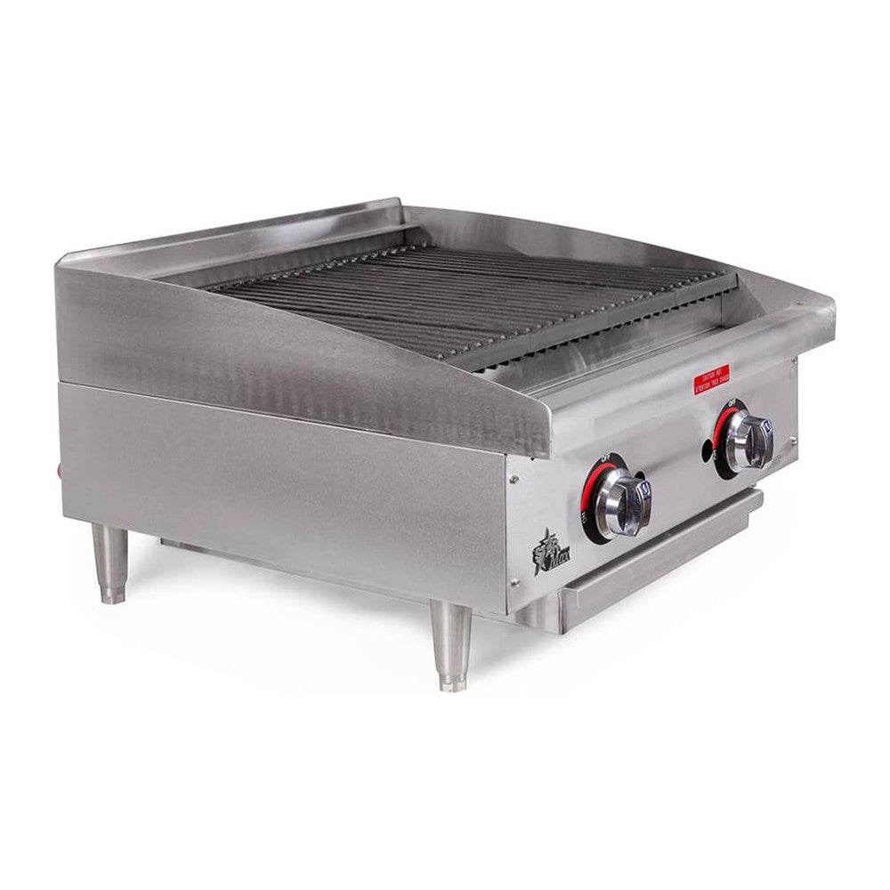 Star 6024CBF 24" Star-Max lava rock gas charbroiler (view 3)