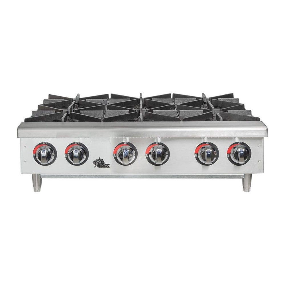Star 606HF 36" 6-burner gas hot plate (view 2)